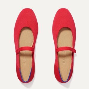 RED ROTHY MARY JANES SIZE 9